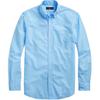 Polo Ss24 Сорочка Оксфорд з вишивкою логотипу поні з довгим рукавом чоловічі сорочки Світло-блакитний 710776635-002