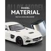 1/24 Alloy Die-cast Benz SLS-AMG Sports Car Model Collectible Ornaments for Children Toy Car Boys Holiday Gift Birthday Gift