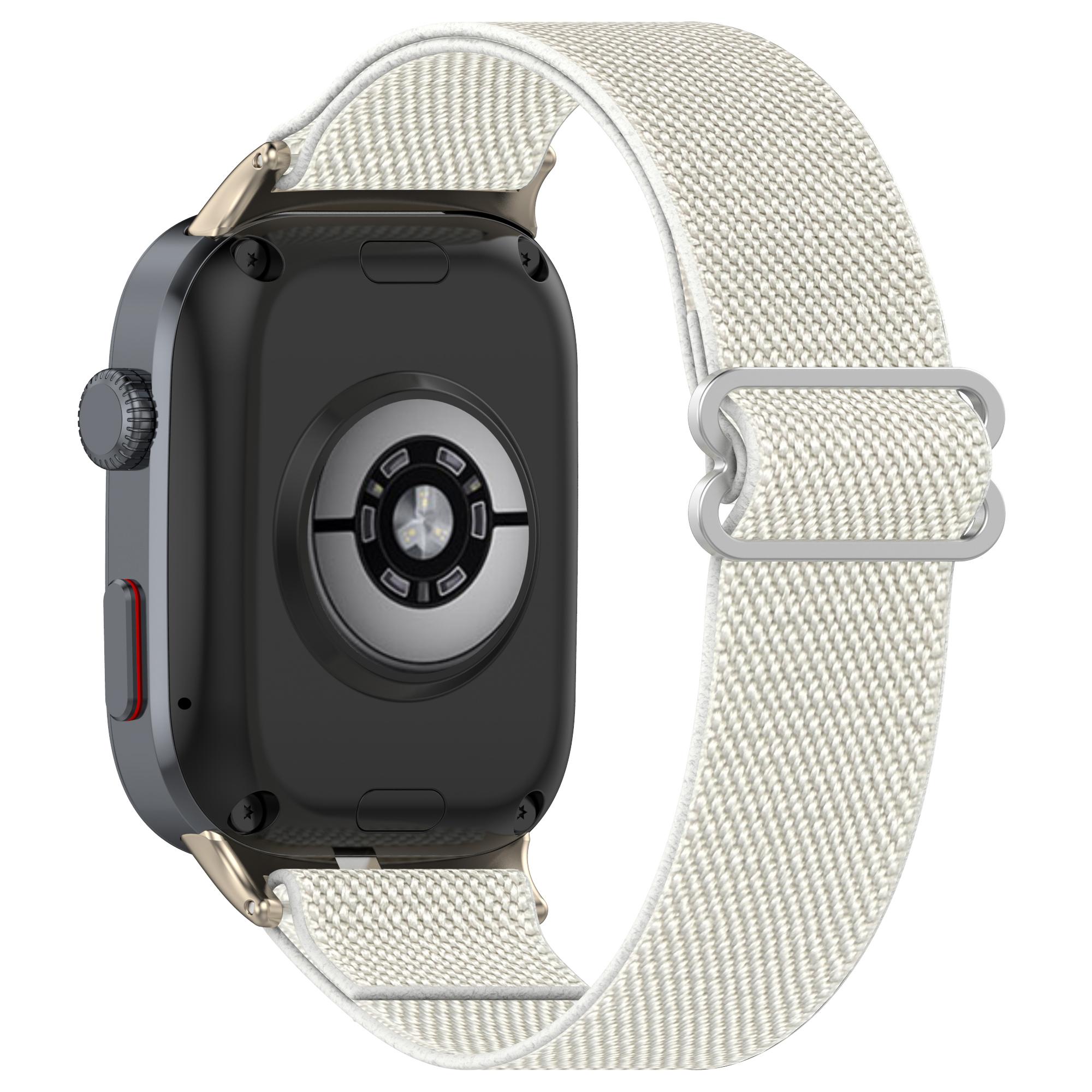 

For Huawei Watch D2 Watch Band Nylon Braided Elastic Slide-Lock Clasp Breathable Strap Starlight