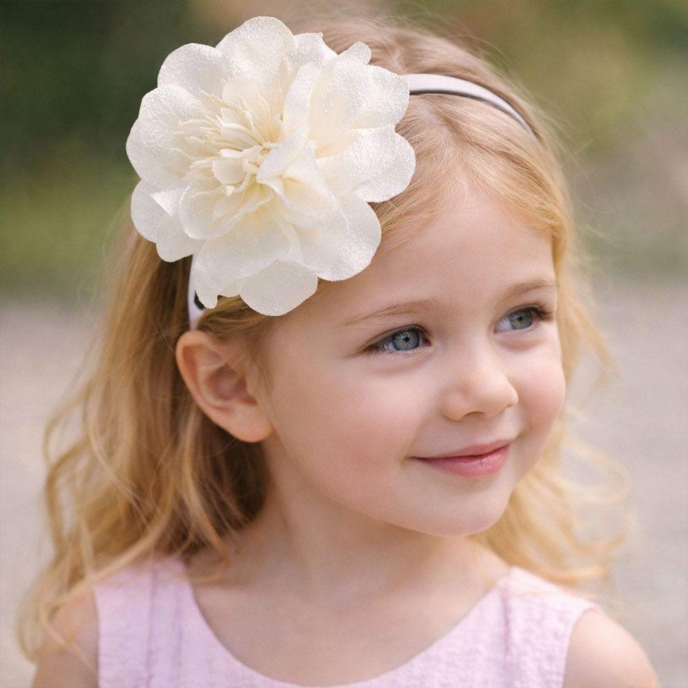 Multi-Layers Big Flower Headband Grosgrain Ribbon Girl Hair Hoop Headwear  Hair Accessories