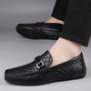 Fashion Male Comfy Driving Loafers Business Dress Shoes Moccasins Genuine Leather Men's Classic Flat Men Casual Cowhide Walking Shoes