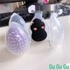 Portable Makeup Sponge Storage Case with Lid and Air Vents - Anti-Mold & Moisture, Egg Shape Design.