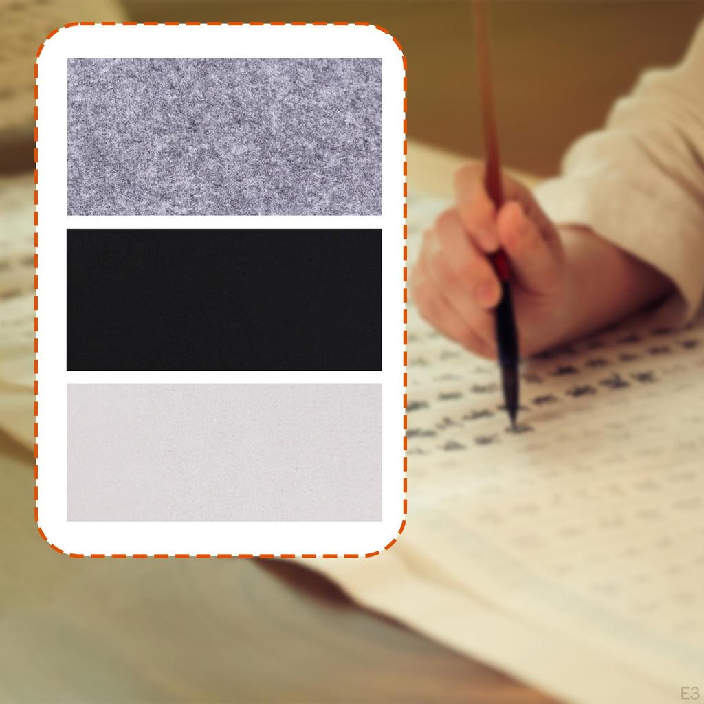 Chinese Calligraphy Drawing Felt Mat 31.50x59.06inch Handwriting Portable Painting Desk Pad for