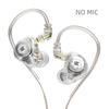 KZ EDX PRO Headphones Wired HIFI Stereo Bass Music Cable Earplugs In-Ear Sports Headphones Noise Reduction Game Headphones.