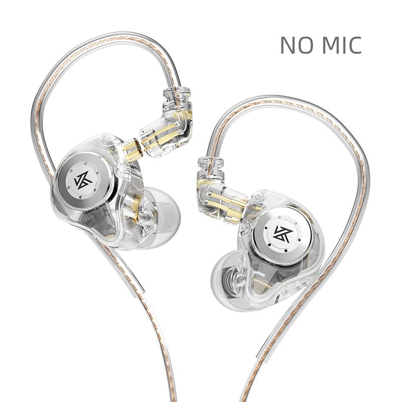 KZ EDX PRO Headphones Wired HIFI Stereo Bass Music Cable Earplugs In-Ear Sports Headphones Noise Reduction Game Headphones.