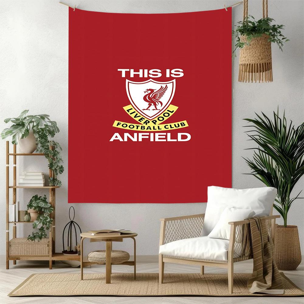 Liverpool Football Club Wall Decor Tapestry Art For Pet Memorial Birthdaywedding Party Backdrop Family Gift
