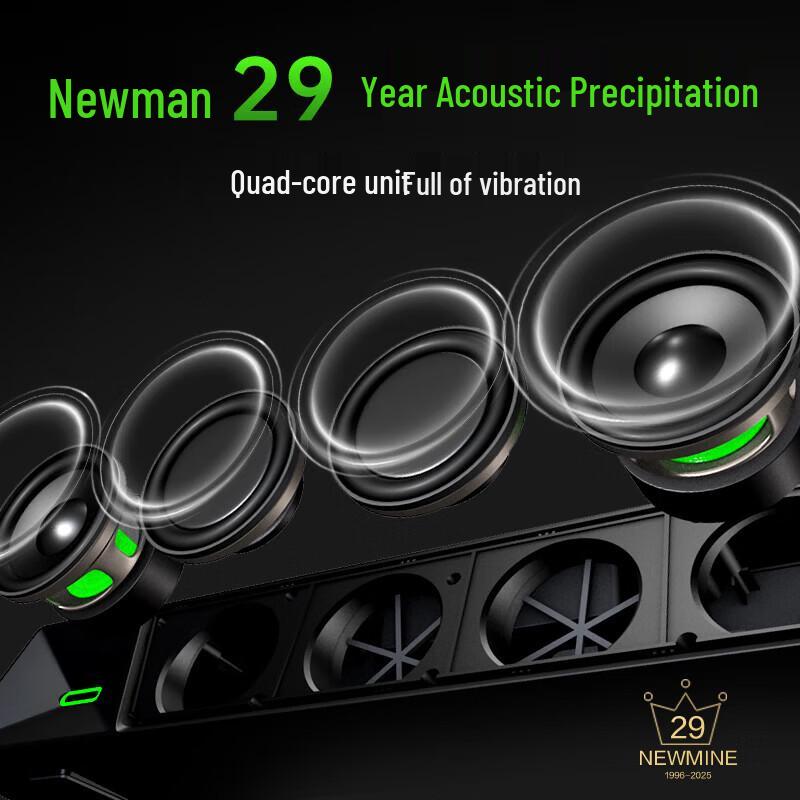 Newmine V1 Desktop Gaming Speaker CN plug (adapter included)