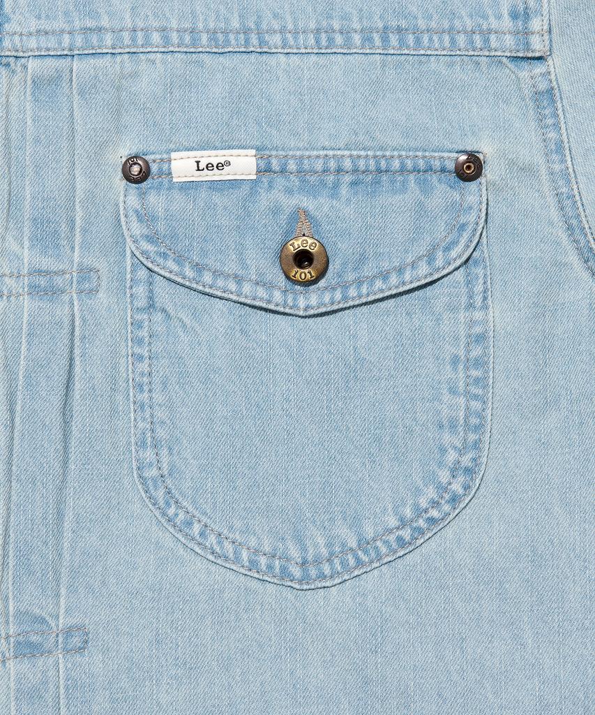 Lee [101St] Vintage Cowboy Denim Shirt Indigo Light