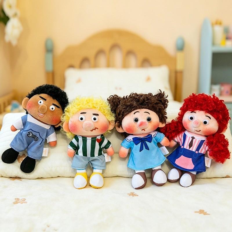 Plush Toy Keychain Hanging Charm With Messy Hair And Freckles For Teens Collectible Plush Gift