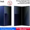 For Samsung Galaxy Z Fold 7 5G Glass IMAK Anti-peeping Hydrogel Film 3th Generation Main Screen + Second Screen 1 Set Package