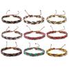 Pu Boho Chic Leather Woven Hand Bracelet Retro Womens Christmas Gift Jewelry
