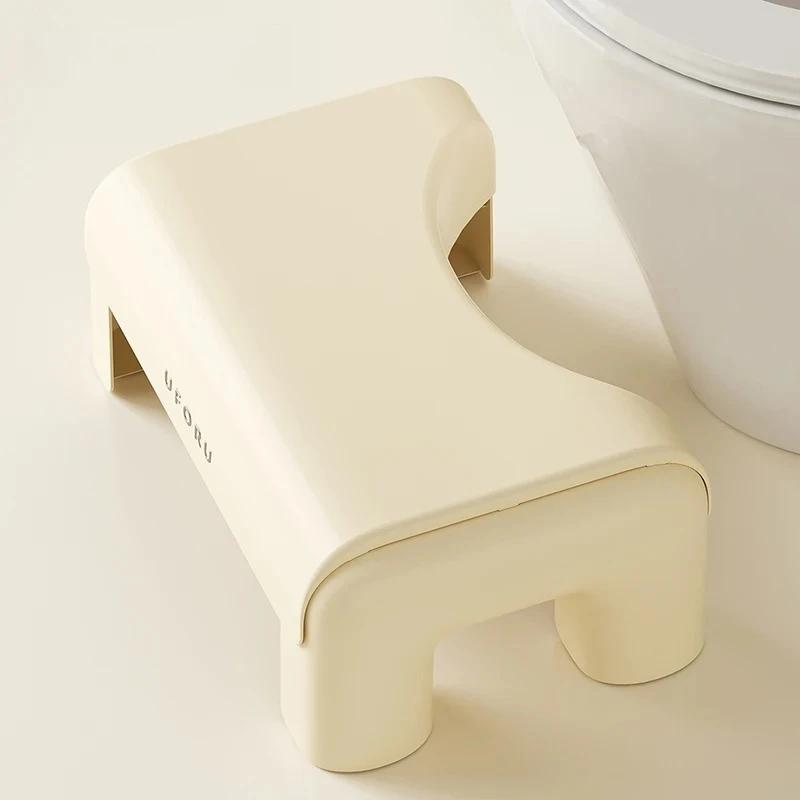 Toilet Stool Household Footstool Thickeneded Strong Anti-Slip Adult Squat Artifact Bathroom Chair Home Furniture Shower Seat