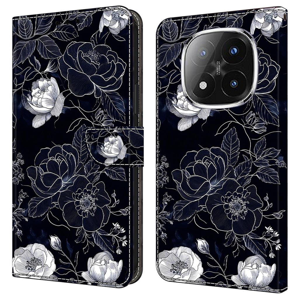 For Xiaomi Redmi Note 14 Pro+ 5G Case Wallet Stand Pattern Printing PU Leather Flip Phone Cover