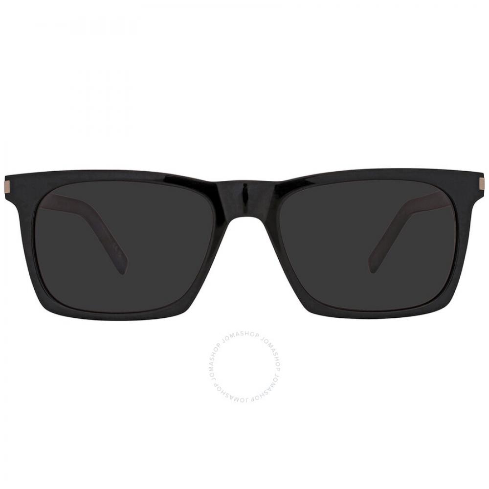 

Черные прямоугольные солнцезащитные очки унисекс Saint Laurent SL 559 001 54