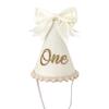 Infant Fabric Birthday Hat Festival Celebration Headwear Caps with Lovely Bowknot Detailing for Toddler