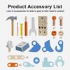 Wooden Nut Assembly Construction Vehicle Toy - DIY Building Set For Kids Enhances Hands-On And Cognitive Skills Parent Interacti