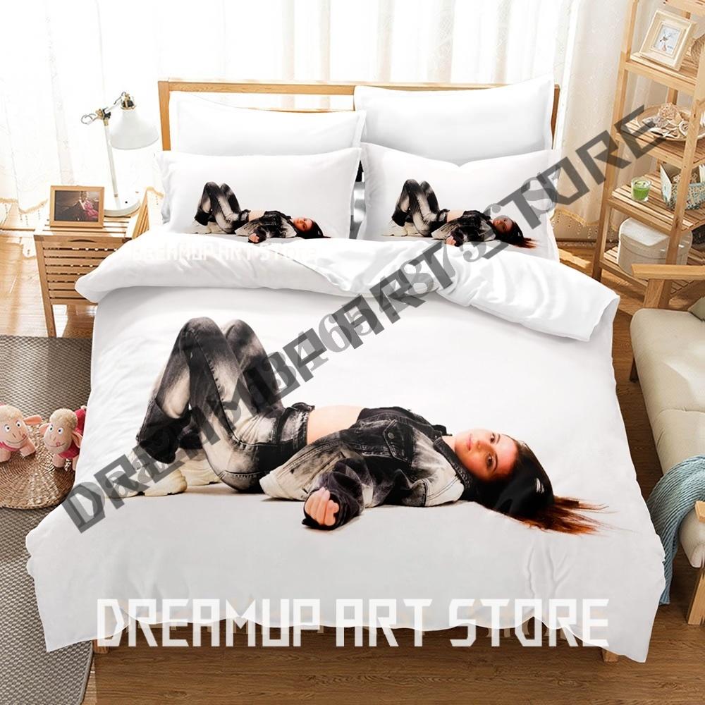 3D Print Hip Hop Natalie jane Bedding Set Single Twin Full Queen King Size Bed Set Adult Bedroom Duvetcover Set Personality Bed