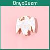 Whimsical Alloy Badge Featuring Demon Girl Design With Wings And Halo For Fashion Accessories