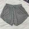 Ladies' Summer Modal Pajama Shorts - Solid Color, Casual, Loose-Fit Home Wear