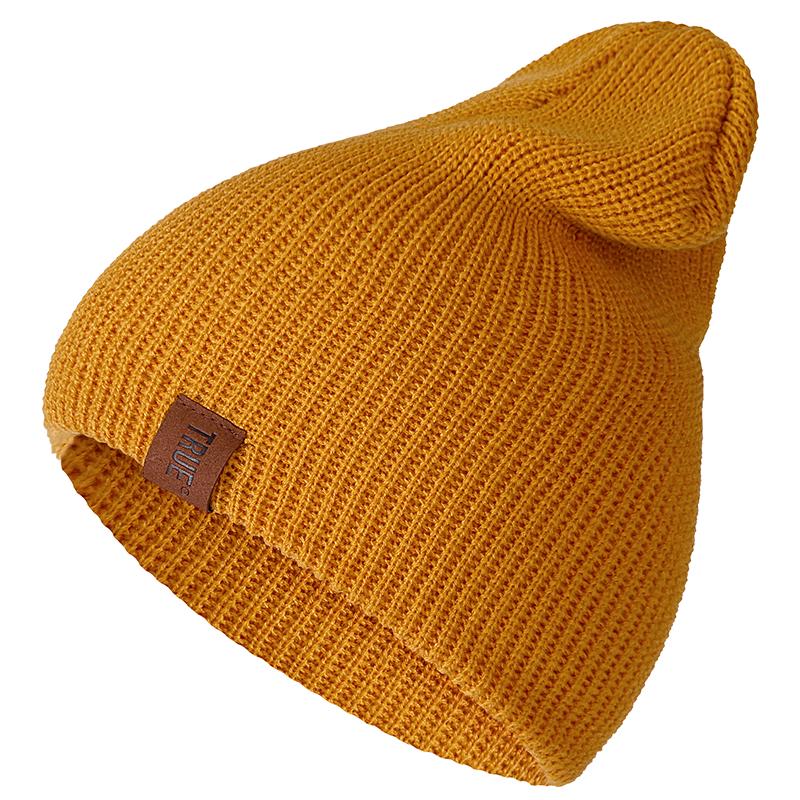Hot Sale Unisex Casual Beanie Hat Men Women Basic Knitted Winter Hat Streetwear Beanie Cap