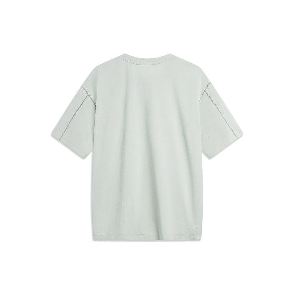 Li Ning CF Pullover Round Neck Printed Letter Short Sleeve T-Shirt Men T-Shirts ATSU609-3