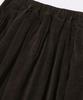 COLUMBIA UNIVERSITY Trajan Label All-Round Corduroy Pleats Long Skirts_Brown
