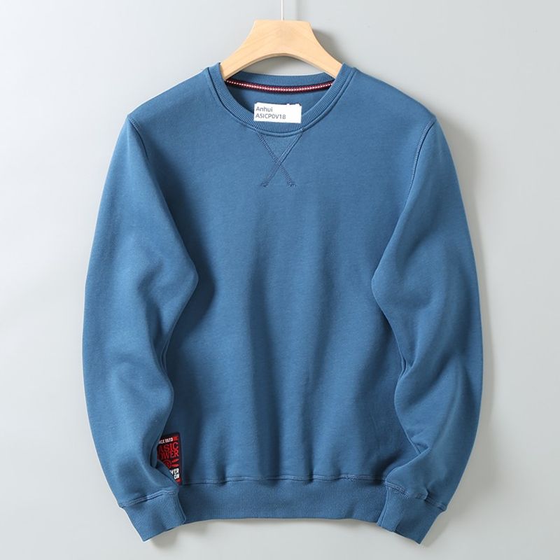 Thickened Fleece-lined Versatile Basic Casual Coat Sweatshirt