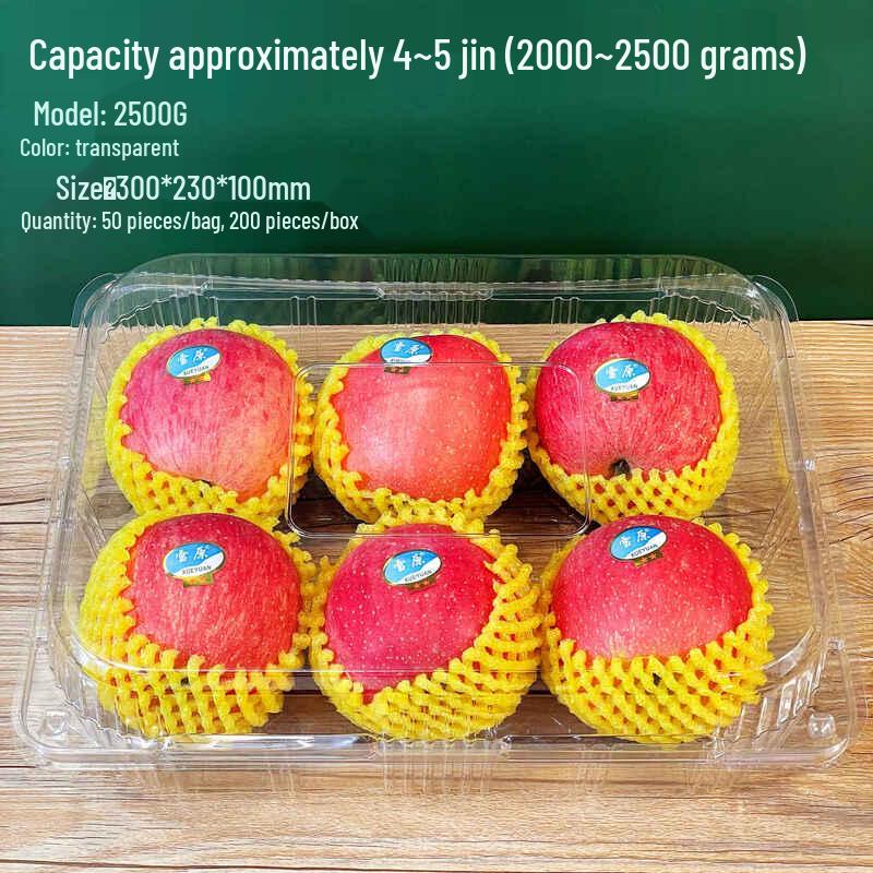 Shixun Disposable Transparent Plastic Fruit Boxes