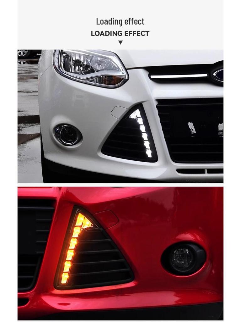 Ford Focus 2012-2014 Hatchback/Sedan LED DRL Fog & Turn Signal Lights