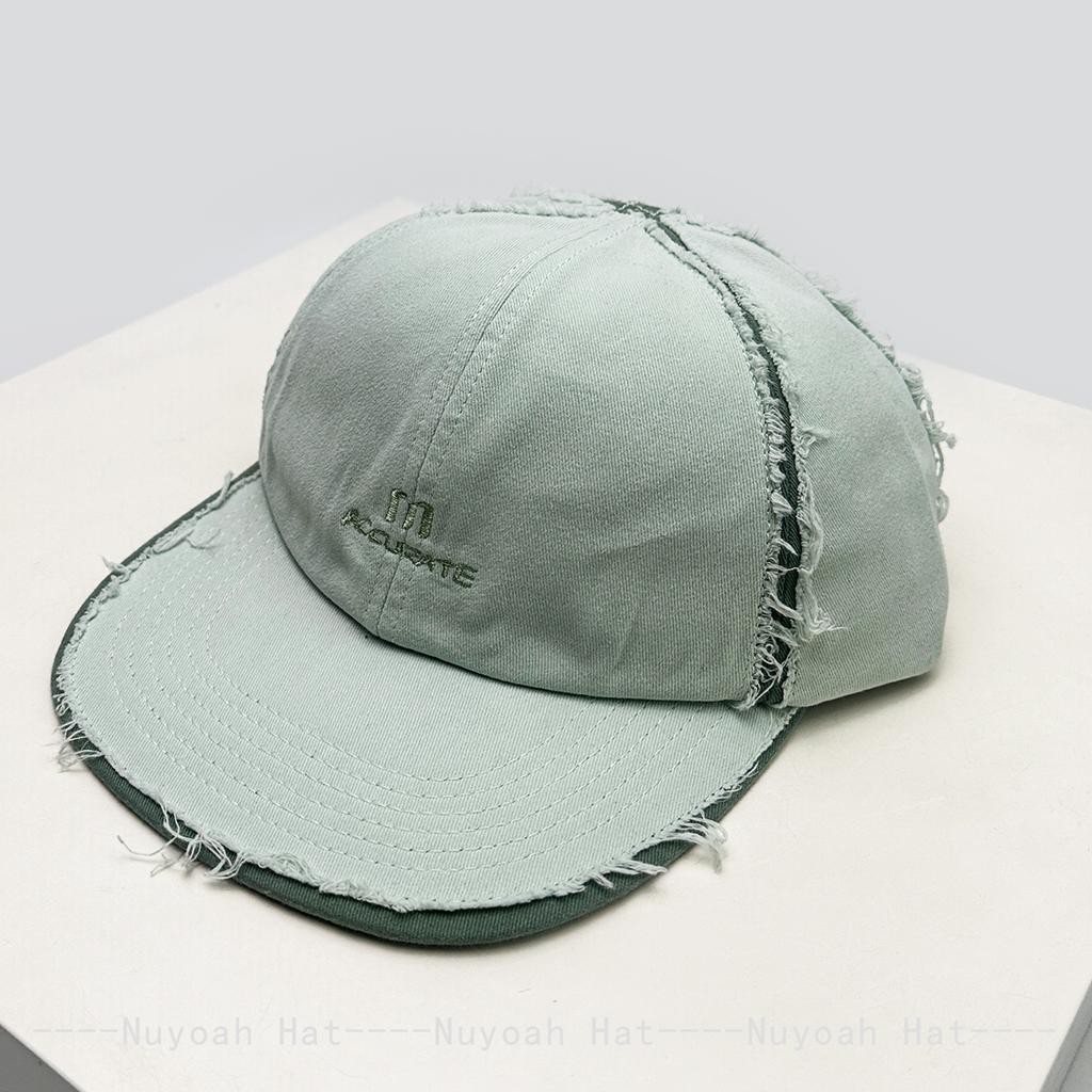 And Women Korean Style Vintage Embroidered M Letter Prints Baseball Caps Sun Protection Flat Brim All-Match Street Style Peaked Hats Fashion
