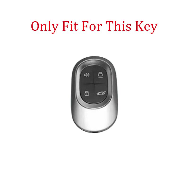 Styling Mouldings Durable Zinc Alloy Key Case Cover for 2024 Jetour Shanhai L7 MAX/Pro/Ultra 1.5T Hybrid 7-Seater – Premium Car