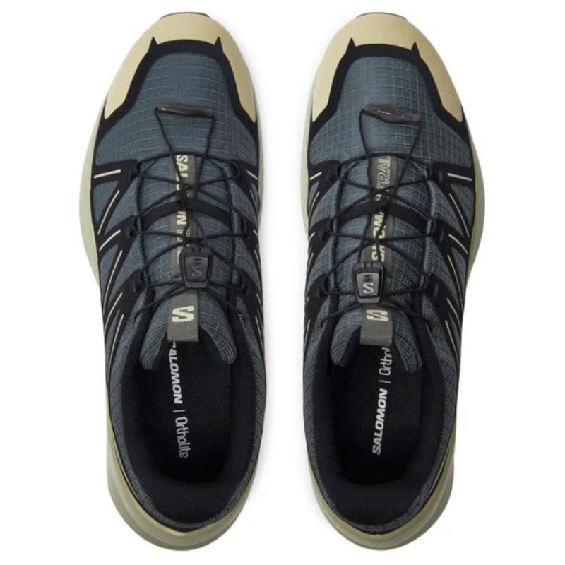 SALOMON Anti Slip Wear Resistant Low Top Casual Running Shoes Men's Gray Sneakers L47603300