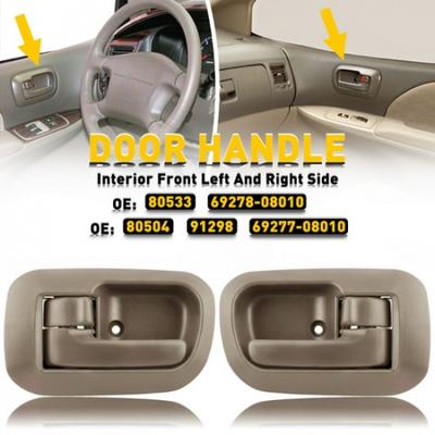 Pair For 98-03 TOYOTA SIENNA Interior Front Left Right Driver LH RH Door Handle