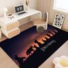 The L-Lord Of The R-Rings Movie Floor Mat Non-Slip Laundry Room Mat Laundry Decor Balcony Child Living Room Household Carpets