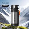 Hals Insulated Kettle for Outdoor Use, Car Travel, Stainless Steel Water Bottle, Large Capacity Thermos, Hot Water Bottle, 2025 New Model