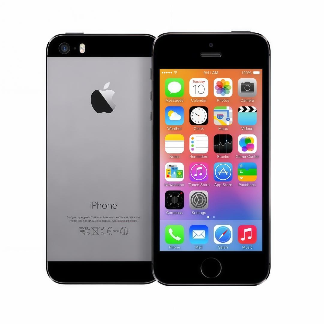Apple iPhone 5S 16GB Gold/Schwarz - Generalüberholtes Entsperrtes Smartphone, Vollständig Getestet schwarz