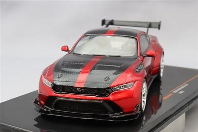 IXO MODELS Ford Mustang GTD 2025 Metallic Dunkelrot Fertiggestellt Diecast Modellauto MOC344 1/43
