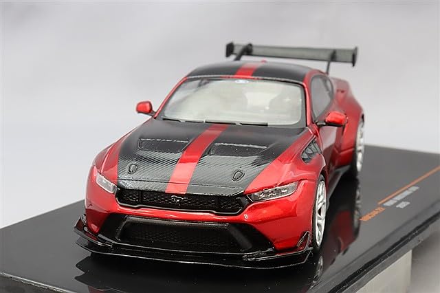 

IXO MODELS Ford Mustang GTD 2025 Metallic Dark Red Finished Diecast Model Car MOC344 1/43