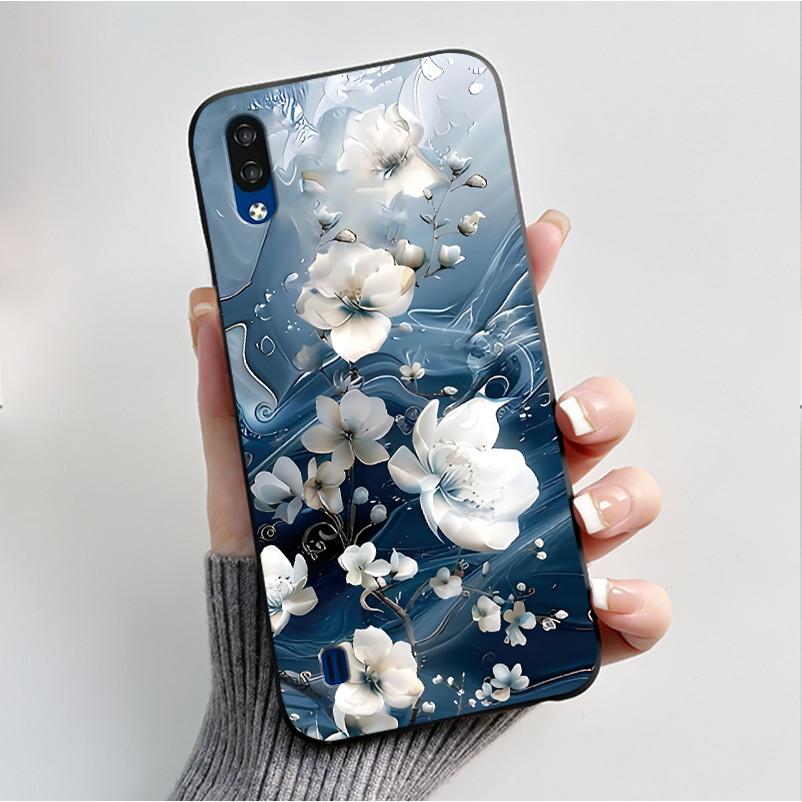 Phone Case For ZTE Blade A51 Lite / A5 2020 Casing Luxury Fashion Butterfly Flower Black Jelly Soft TPU Case Silicone Back Cover