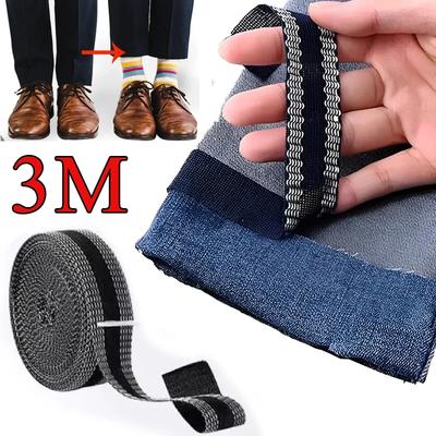 Patch Repair Hem Tapes Sewing Tools Self-Adhesive Pants Edge Shorten Stickers Patches for Clothing Jeans Trousers Fabric Mouth