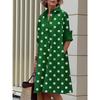 Autumn Minimalist Long Sleeved Mid Length Dresses