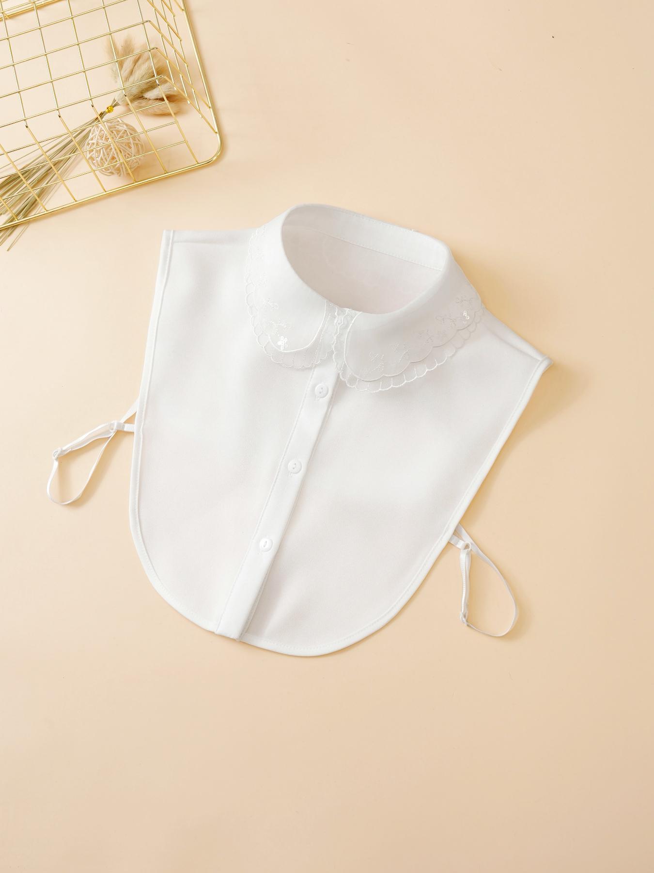 

1 шт. современный бохо кружевной цветочный принт съемный воротник для женщин - Повседневная полиэфирная ткань