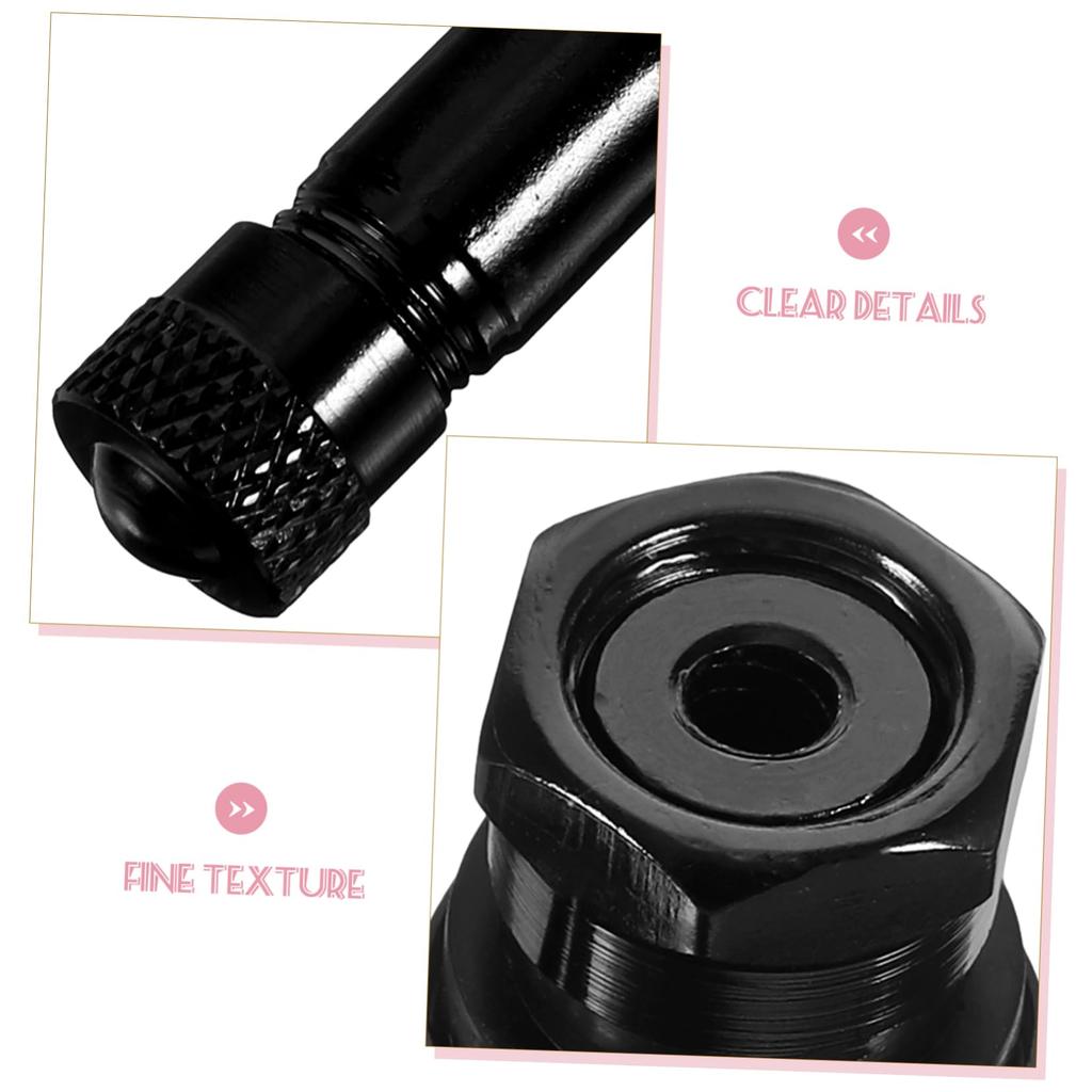 Luxshiny 2pcs Motorcycle Valve Modification Accessories Tire Valve Caps Metal Valve Cover Motorcycle Tire