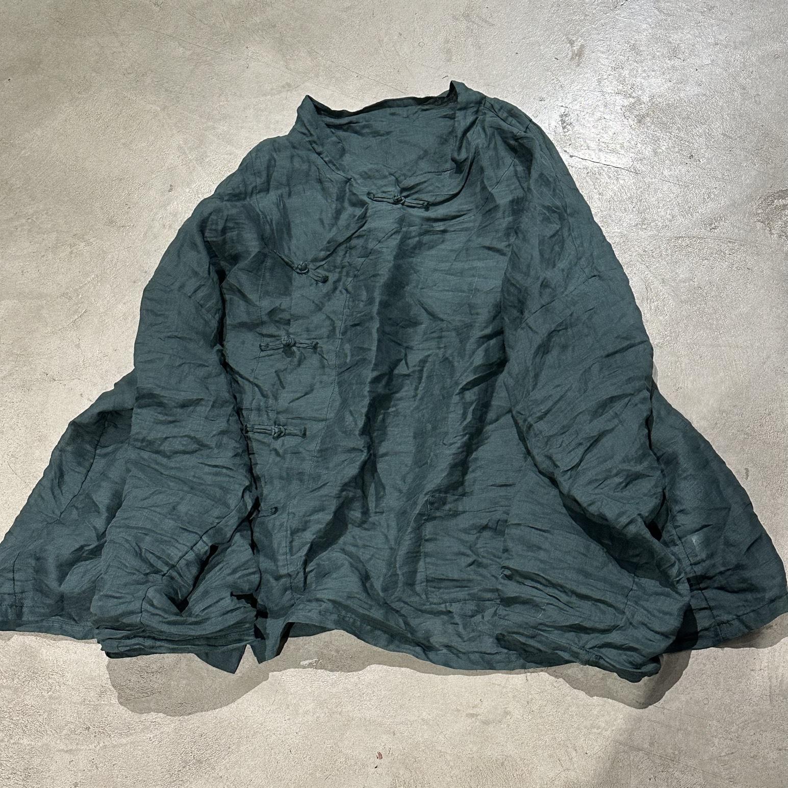 

Johnature Women Vintage Print Floral Shirts Tops Stand Long Sleeve 2025 Spring Chinese Style High Quality Blouses One Size