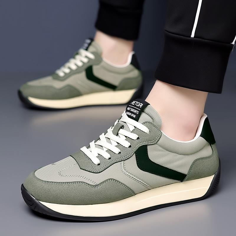 Men's Shoes Spring and Summer Breathable Mesh Sneakers Casual Shoes Versatile Lightweight Soft-soled Running Shoes 2025