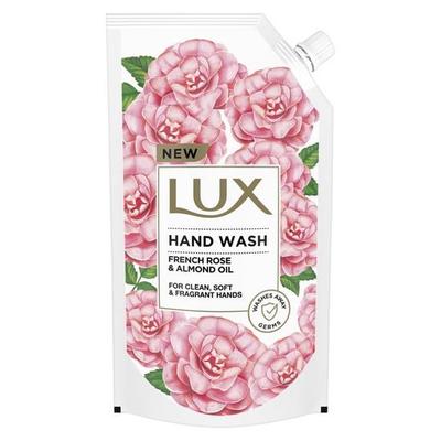 Lux Handwäsche mit Französischer Rose & Mandelöl Für Saubere, Weiche & Duftende Hände Nachfüllbeutel, 675 ml