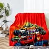 Truck Theme Printed Blanket - Perfect for Couch, Bed, Travel & Outdoor Use | Machine Washable, Cozy & Durable.