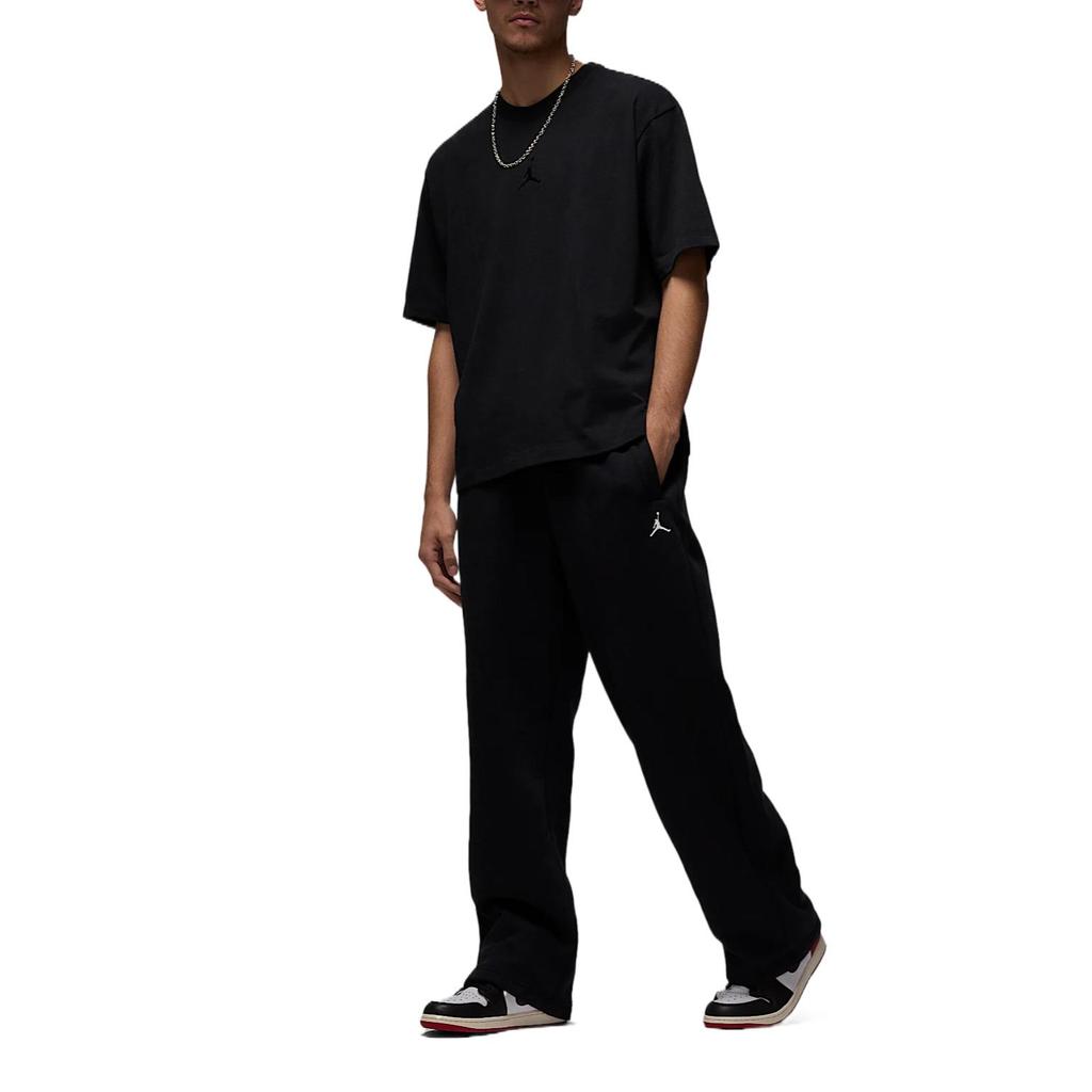 Jordan Flug-Essentials Bequemes Hautfreundliches Modisches Vielseitiges Kurzarm-T-Shirt Herren Tops Schwarz IB7345-010