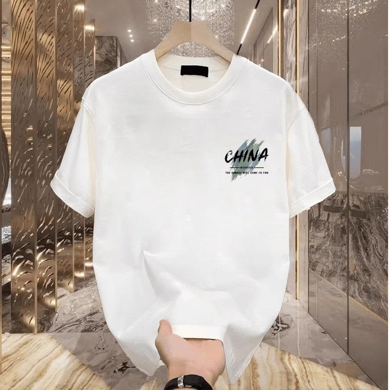 Summer Men Women Round Neck Short Sleeve Print T Shirt Breathable Sport Tops