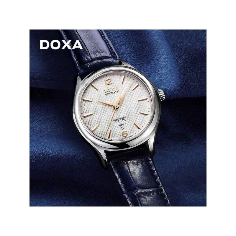 DOXA Men's Mechanical Black Watch D216SWH